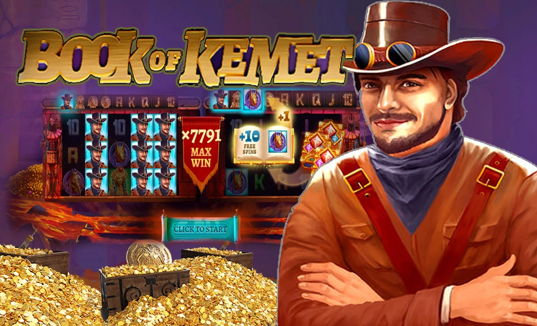 Book of Kemet Slot Game.